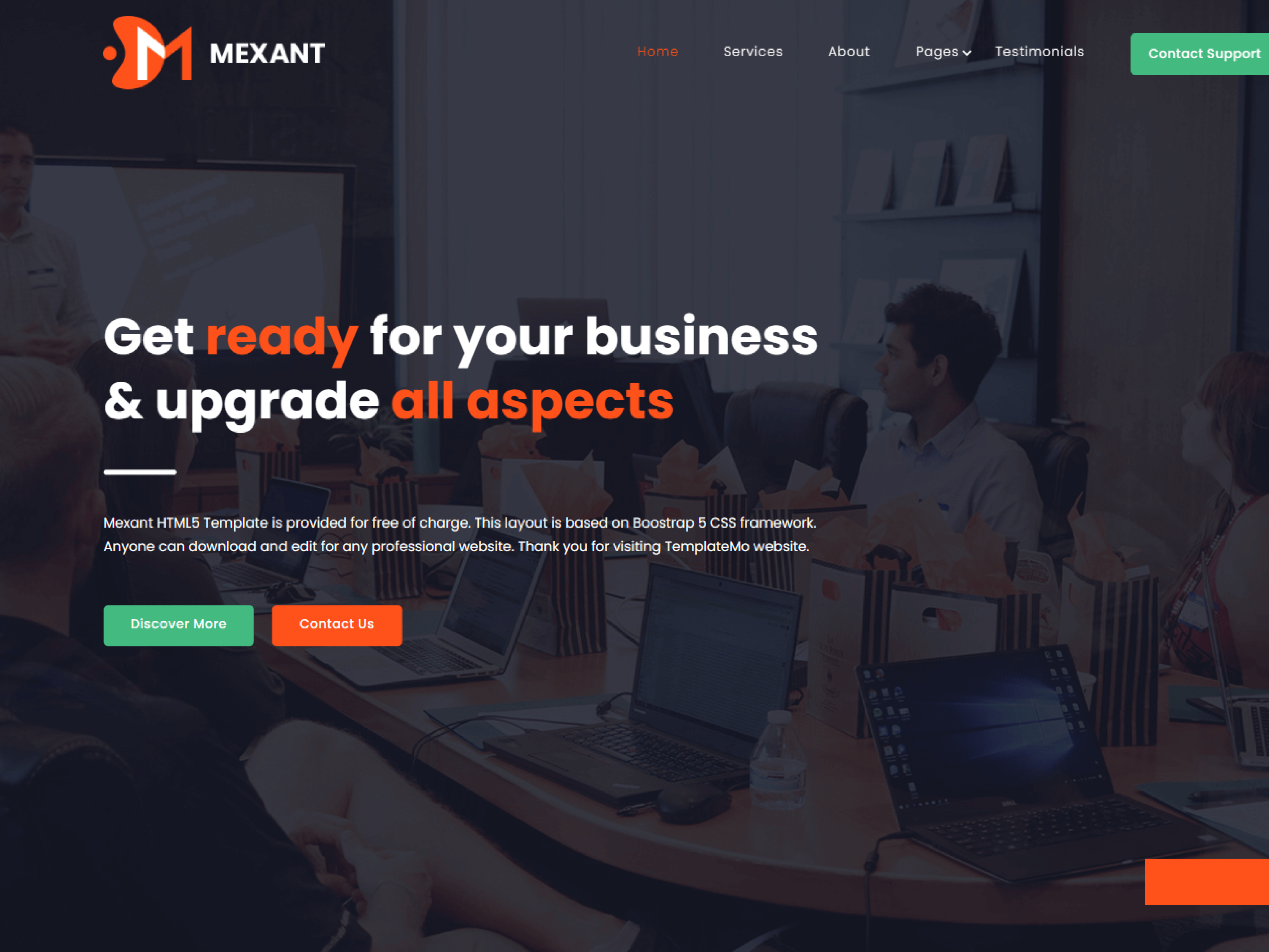Free HTML5 Website Template by gettemplates.co